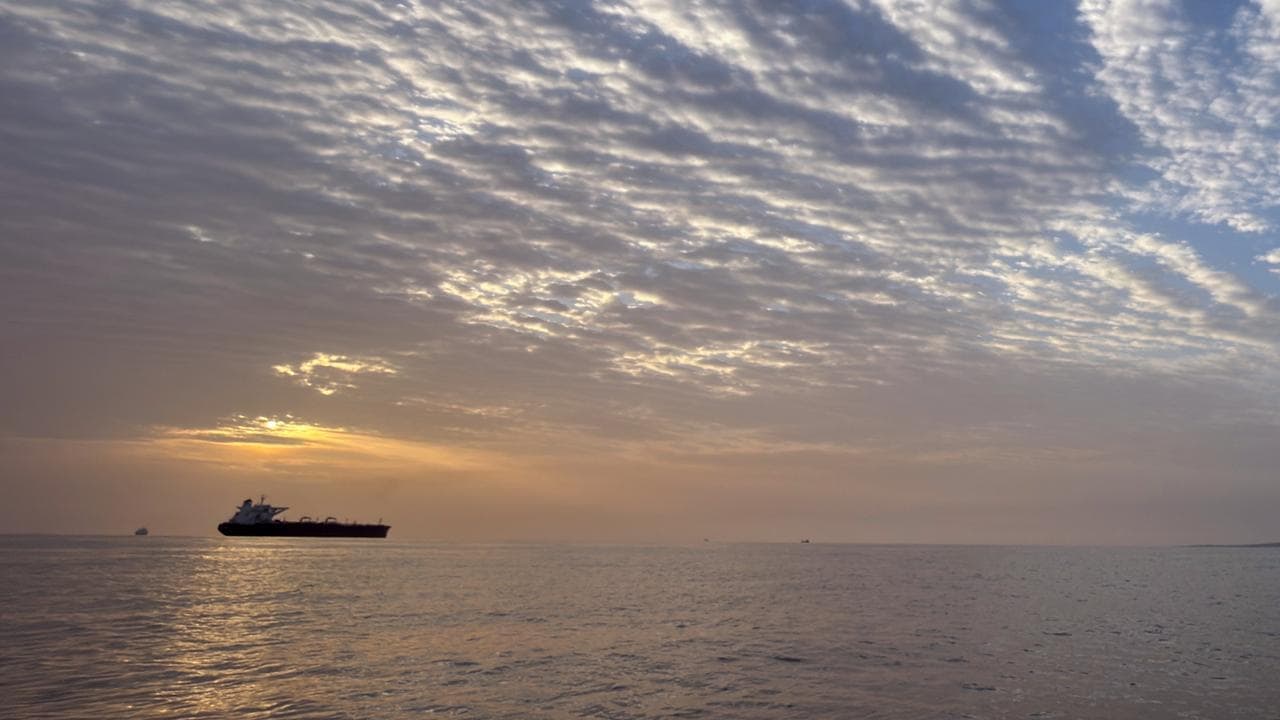 Strait of Hormuz off the coast of Qeshm Island, Iran
