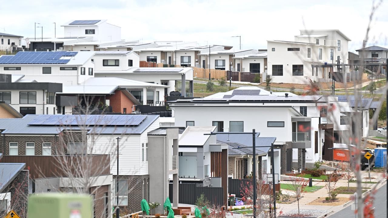New houses at a housing estate (file image)