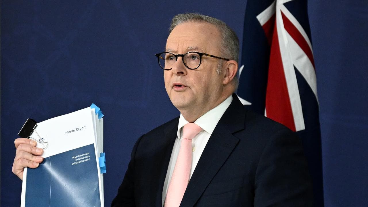 Prime Minister Anthony Albanese addresses media
