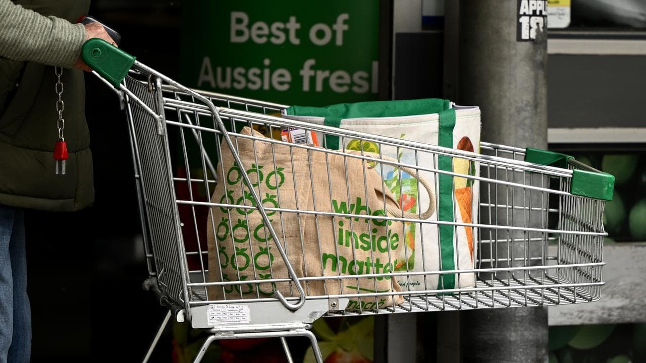 A shopping bag with Woolworths signage (file image)