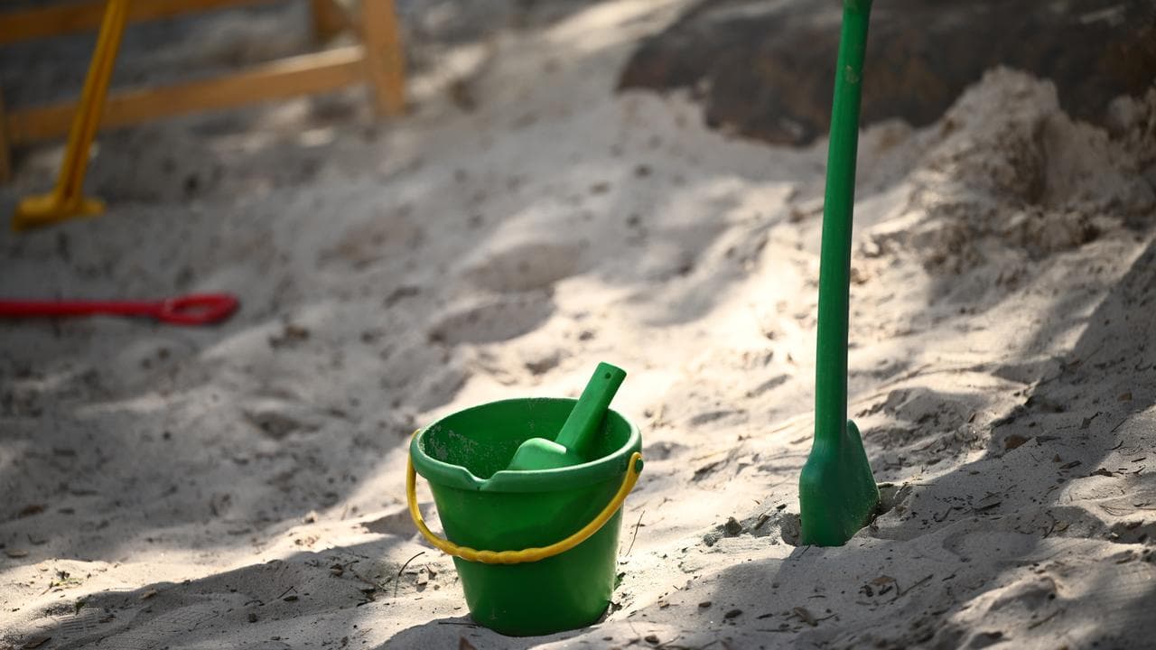 Children’s play equipment at Connie Benn Early Learning Centre.
