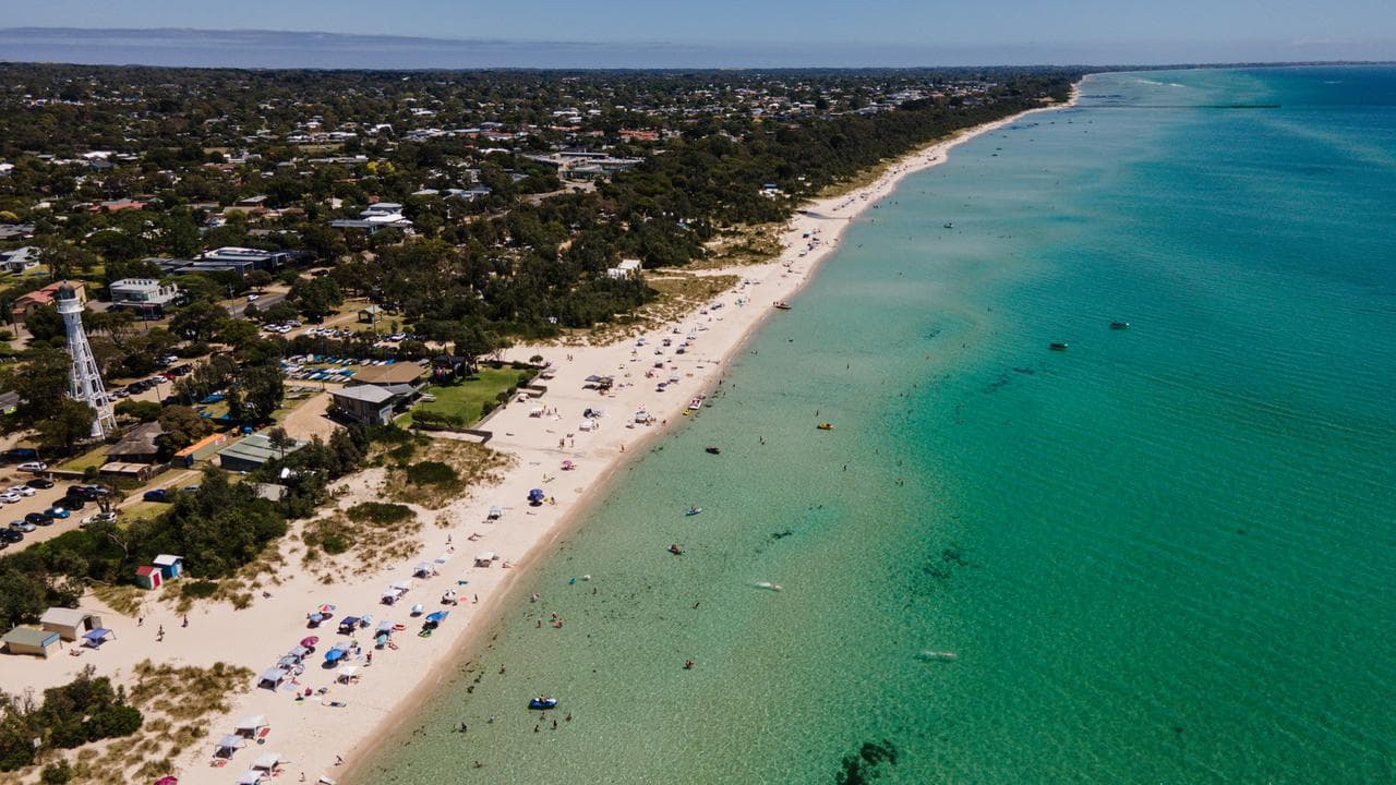 McCrae beach on the Mornington Peninsula