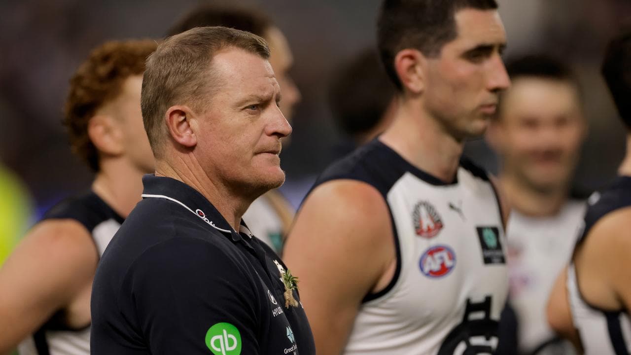 Carlton coach Michael Voss