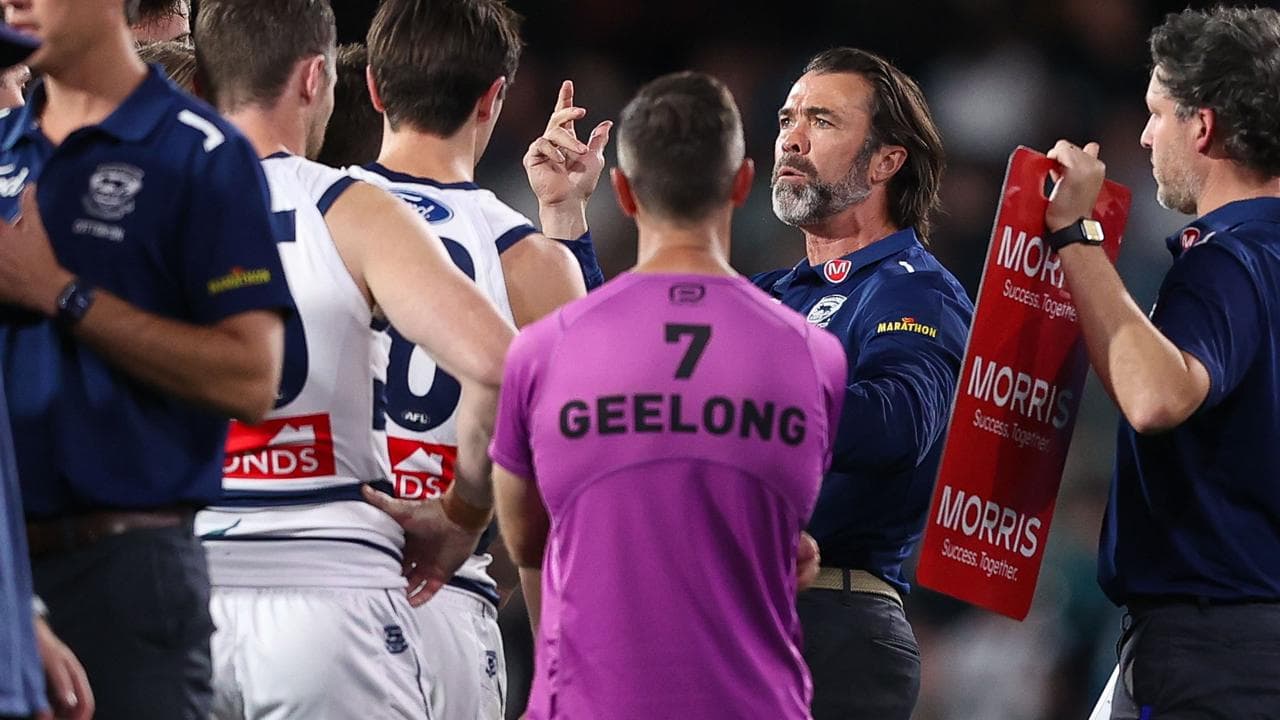 Geelong coach Chris Scott