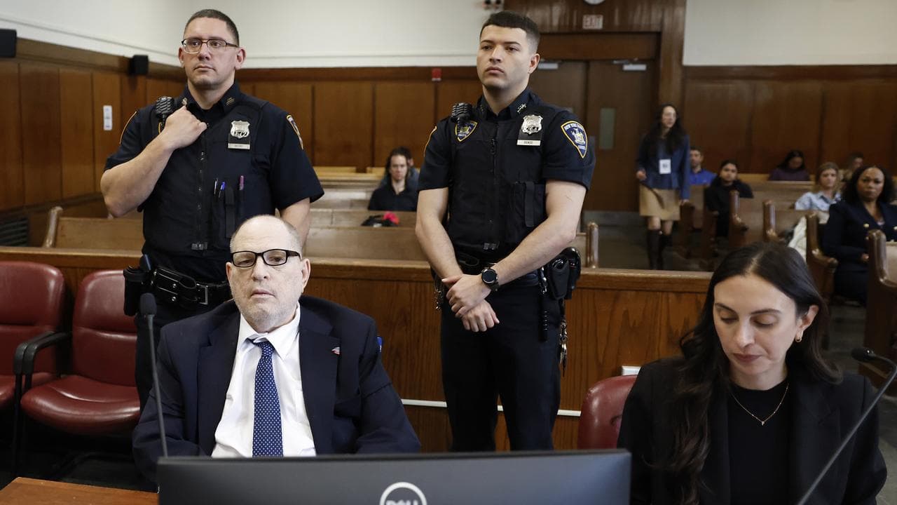 Harvey Weinstein in court