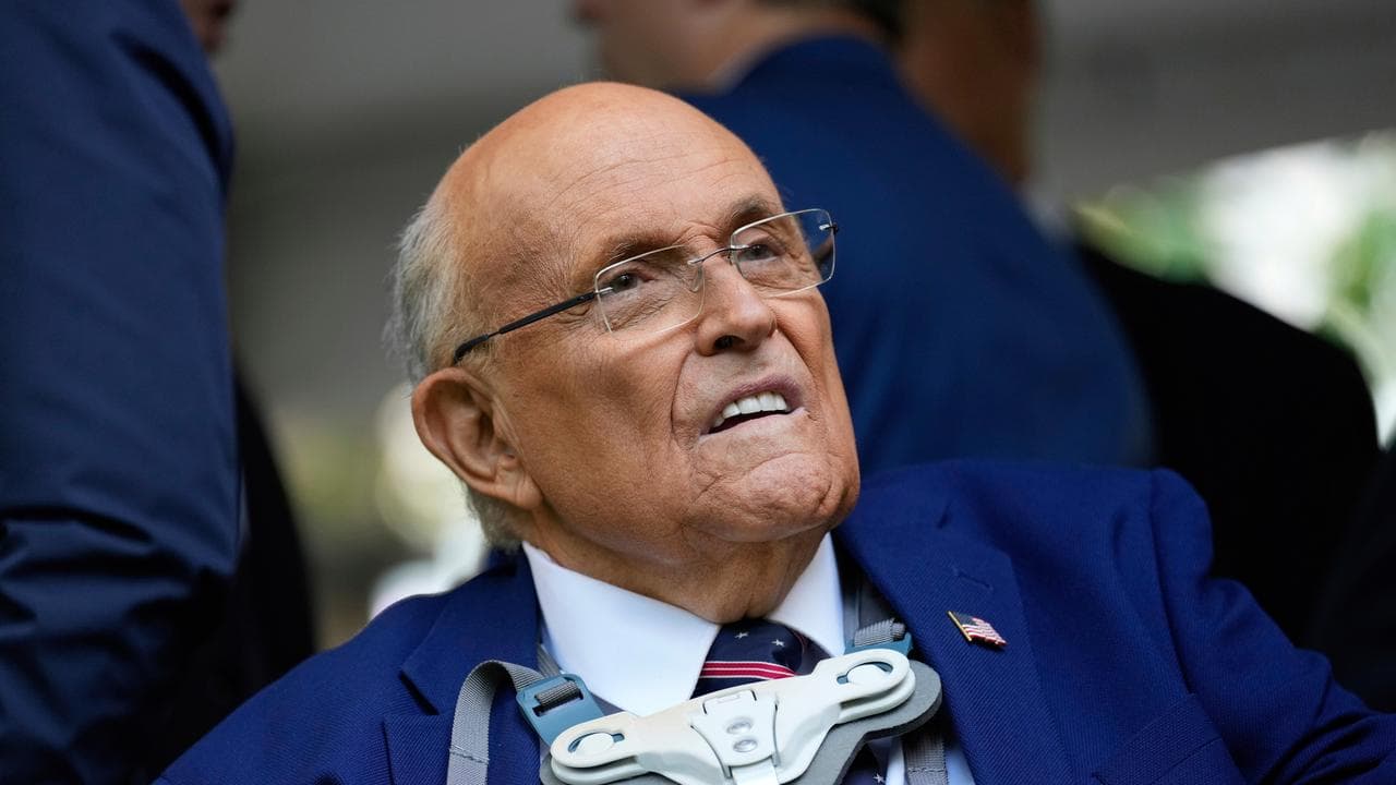 A file photo of Rudy Giuliani