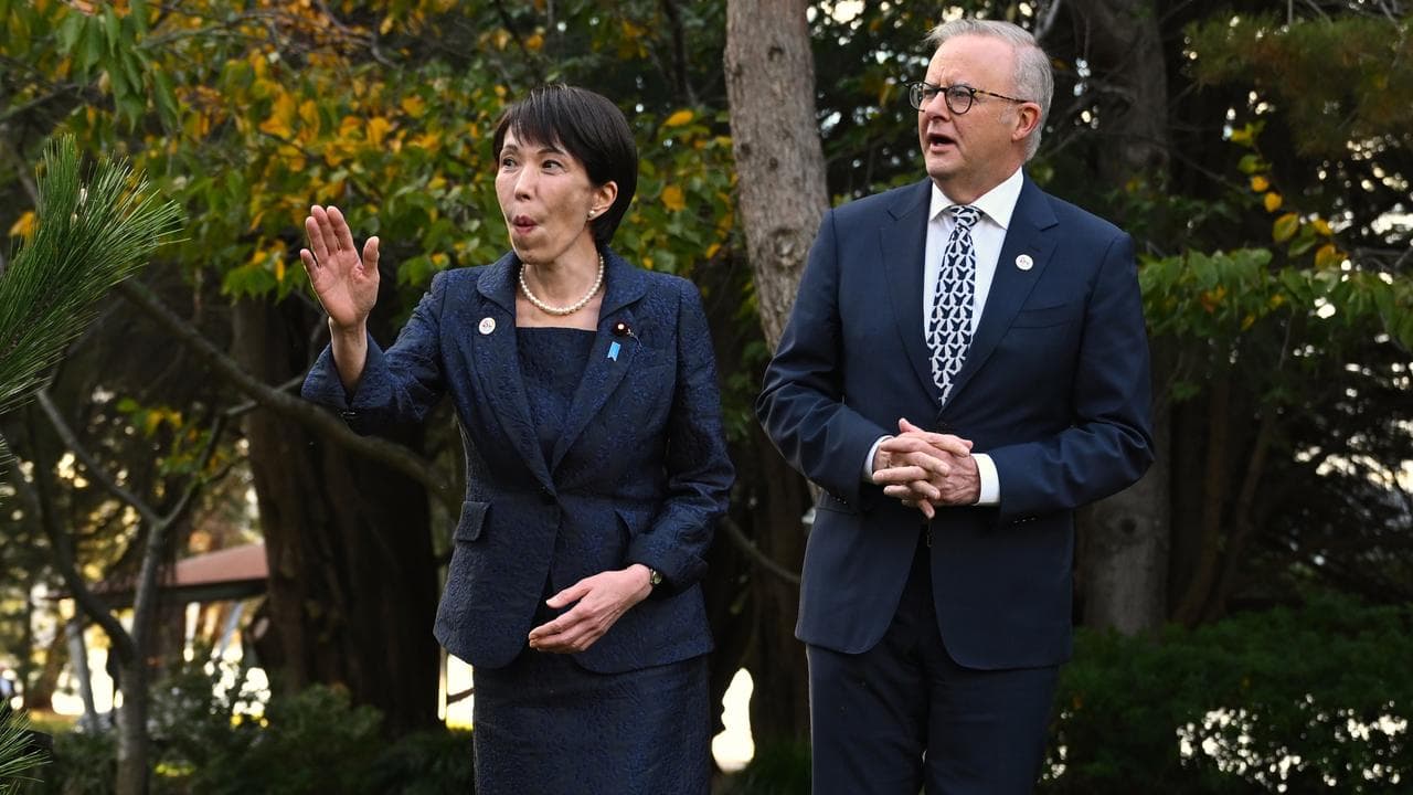 Sanae Takaichi and Anthony Albanese