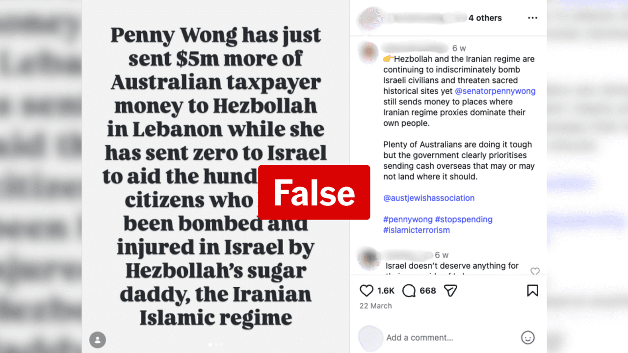 A screenshot of an Instagram post.