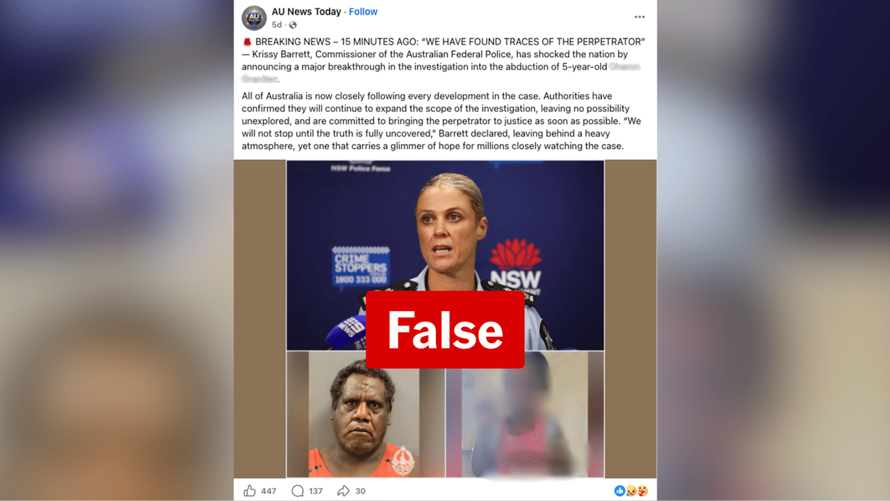 A screenshot of a Facebook post.