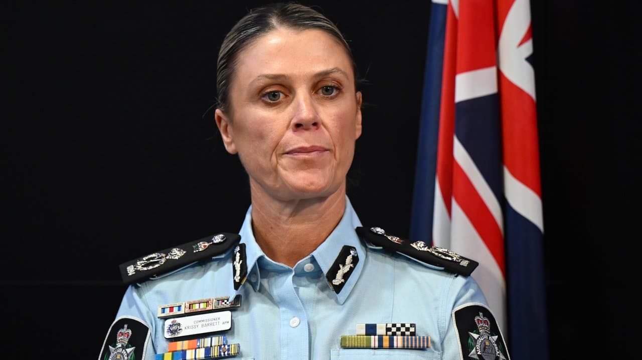 Australian Federal Police Commissioner Krissy Barrett