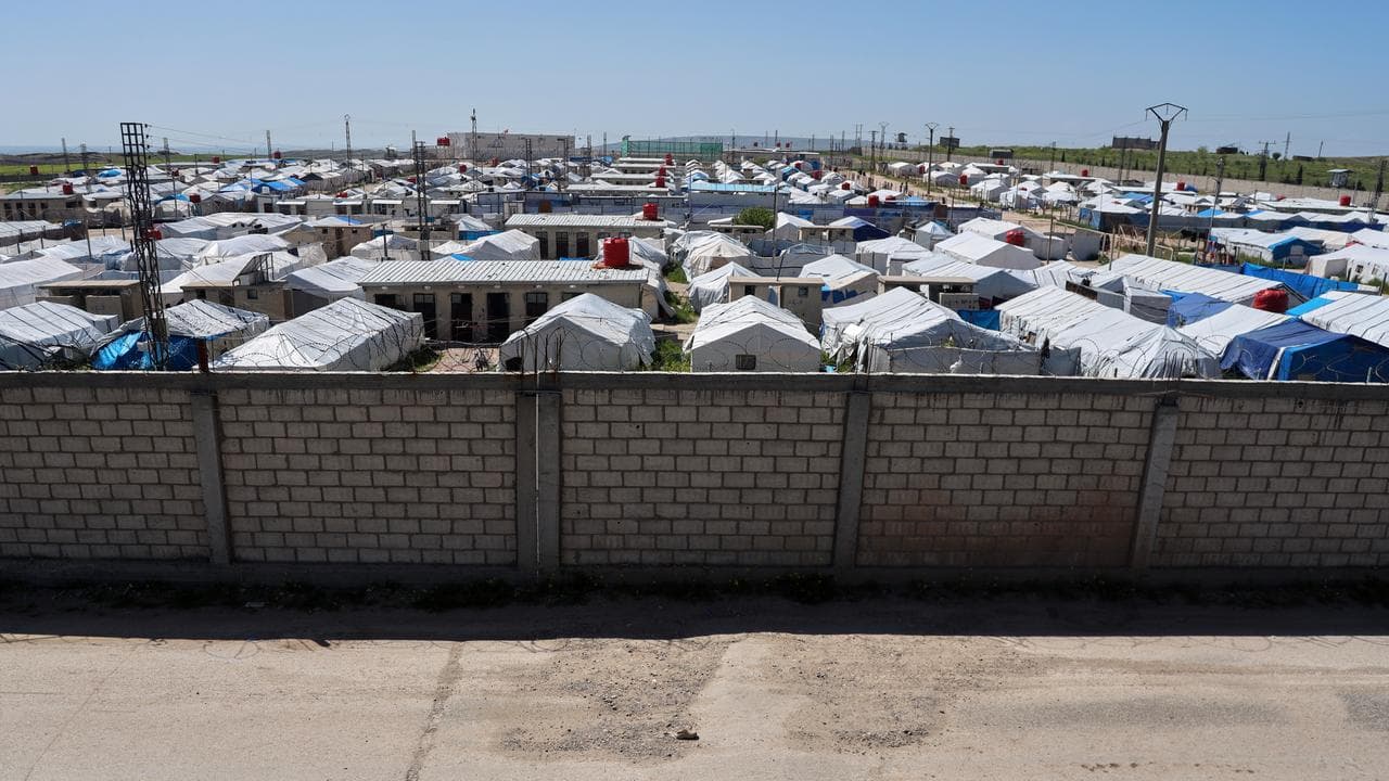 Roj Camp in eastern Syria