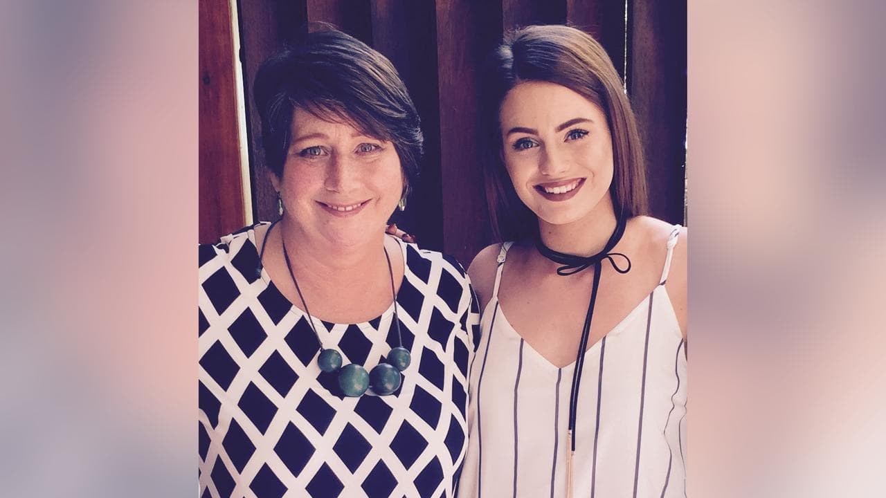 Hilary Boyce and her mum