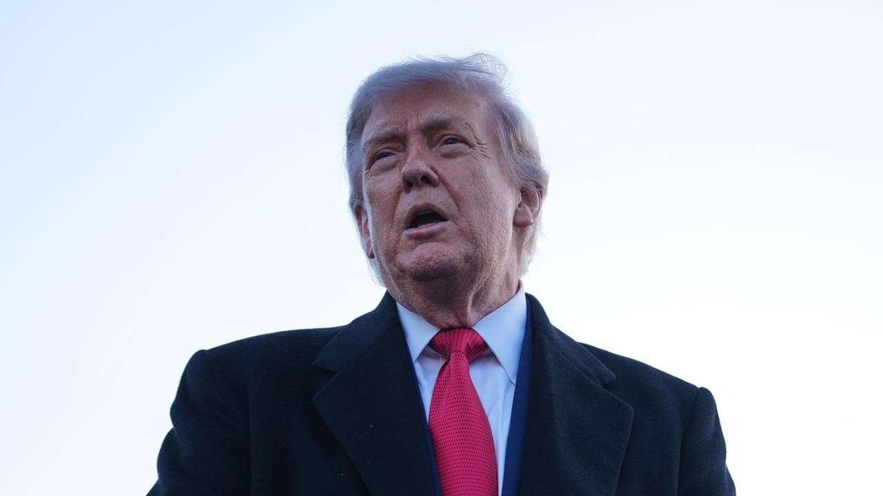 US President Donald Trump 