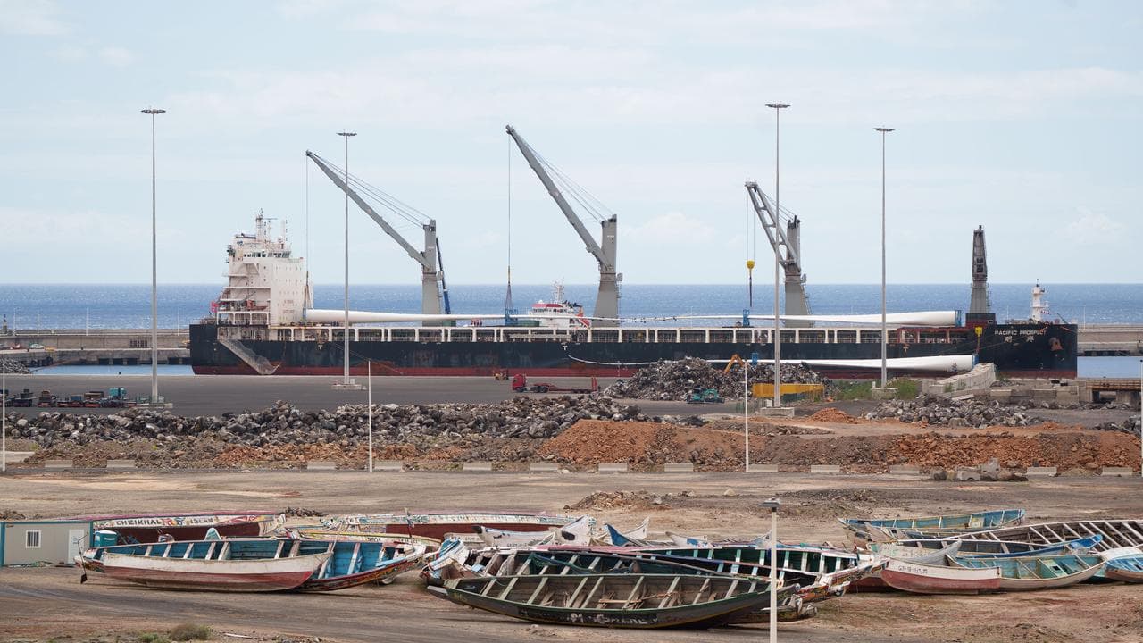 The port of Granadilla de Abona, Tenerife Island, Canary Islands