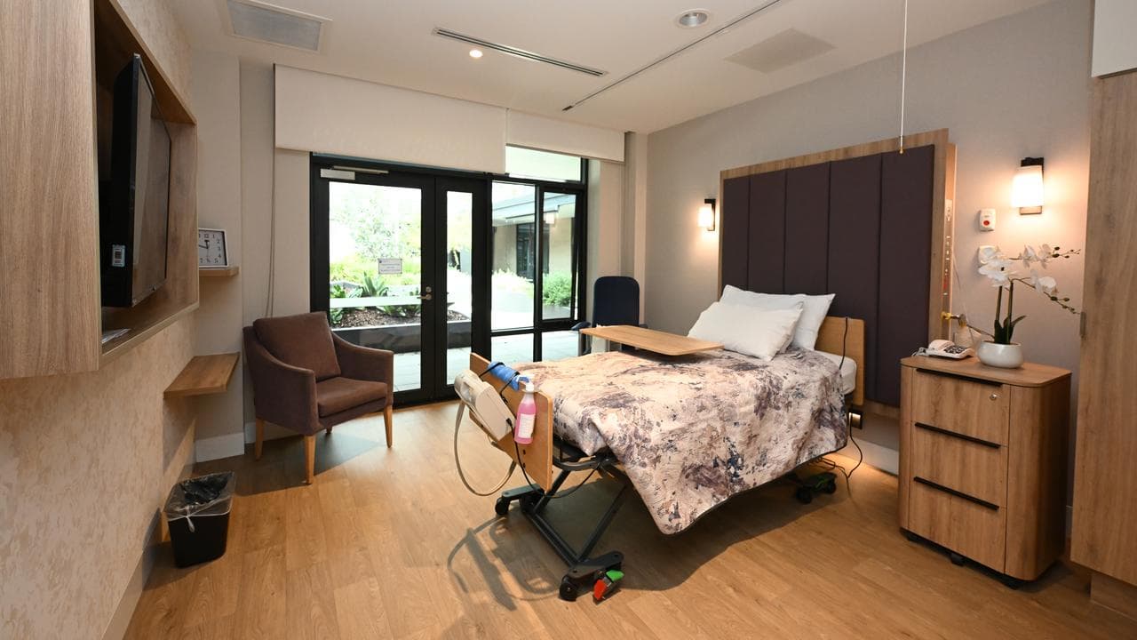 A palliative care room