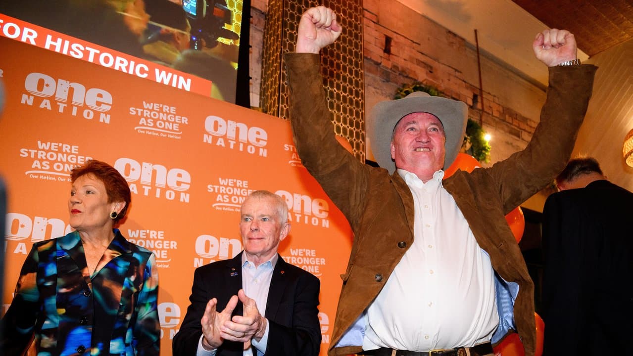 One Nation member for New England Barnaby Joyce