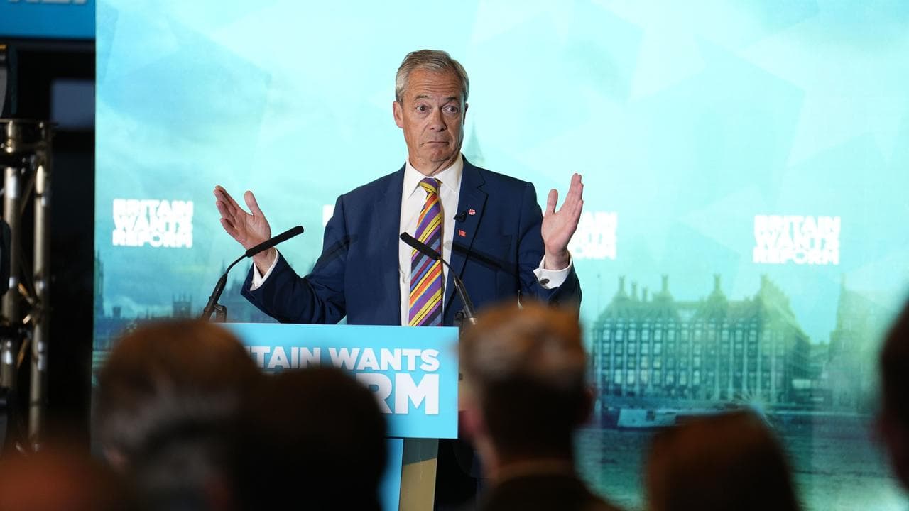 Reform UK leader Nigel Farage 