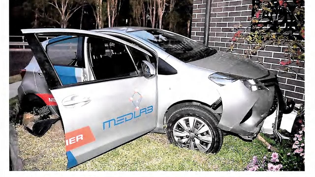 Crashed car 