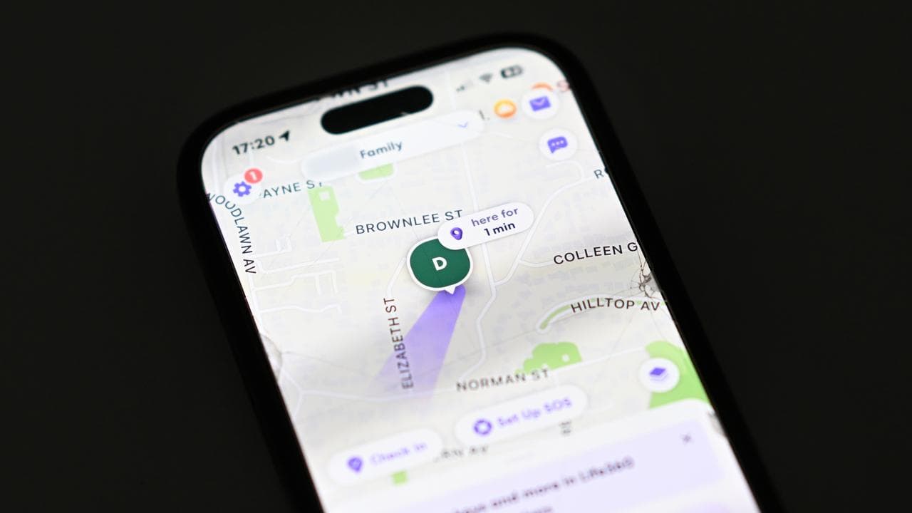A stock image of the Life360 app 