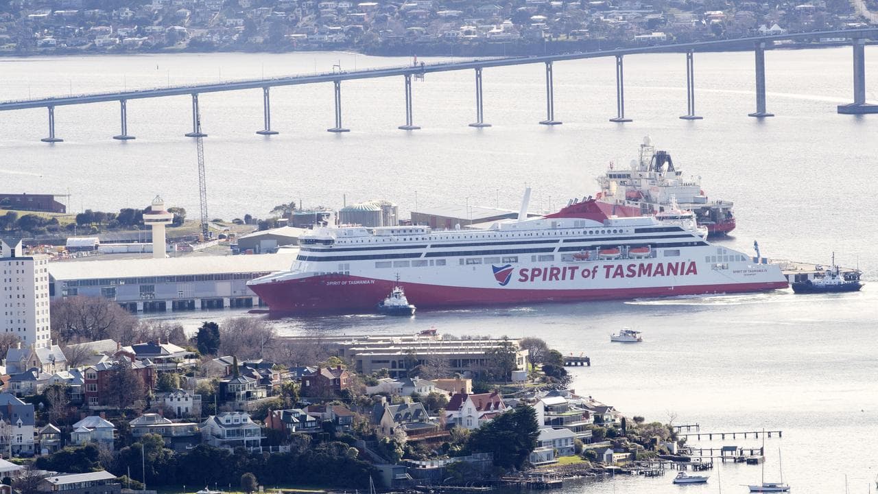 The Spirit of Tasmania IV in Hobart