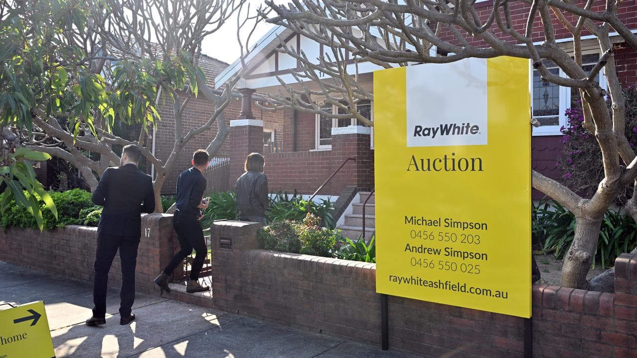 Buyers inspecting a house