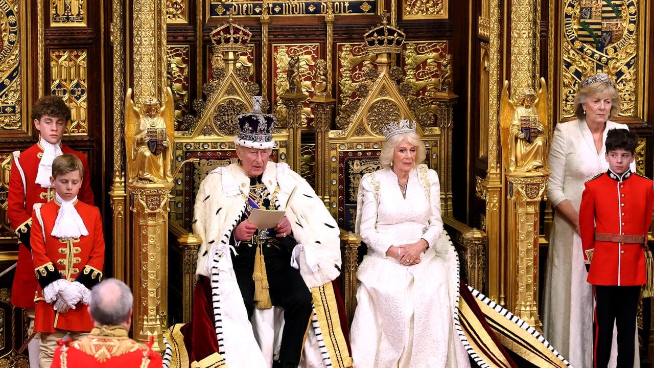 Britain's King Charles III and Queen Camilla