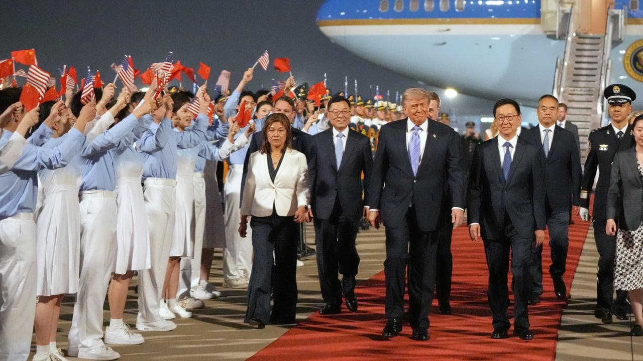 Donald Trump and Han Zheng