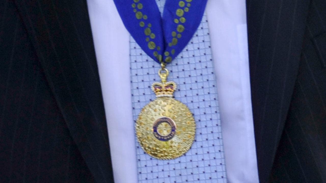 Order of Australia medal (file)