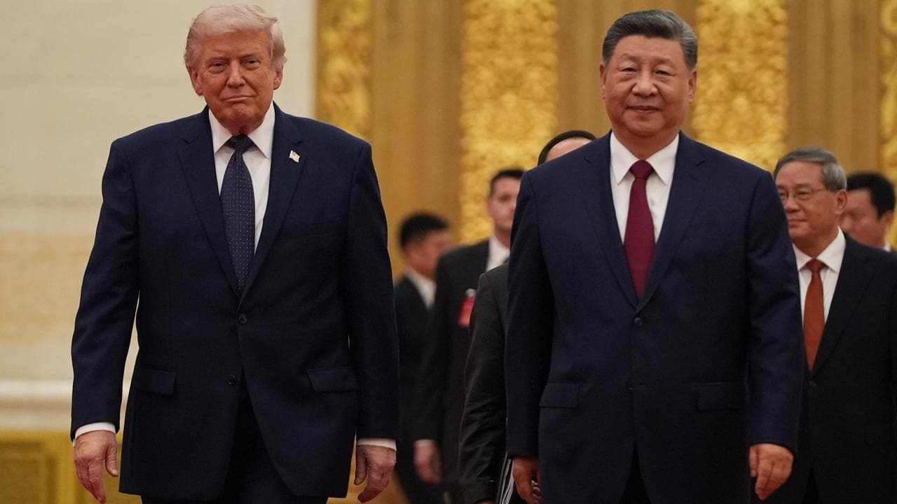 Donald Trump and Xi Jinpin in Beijing