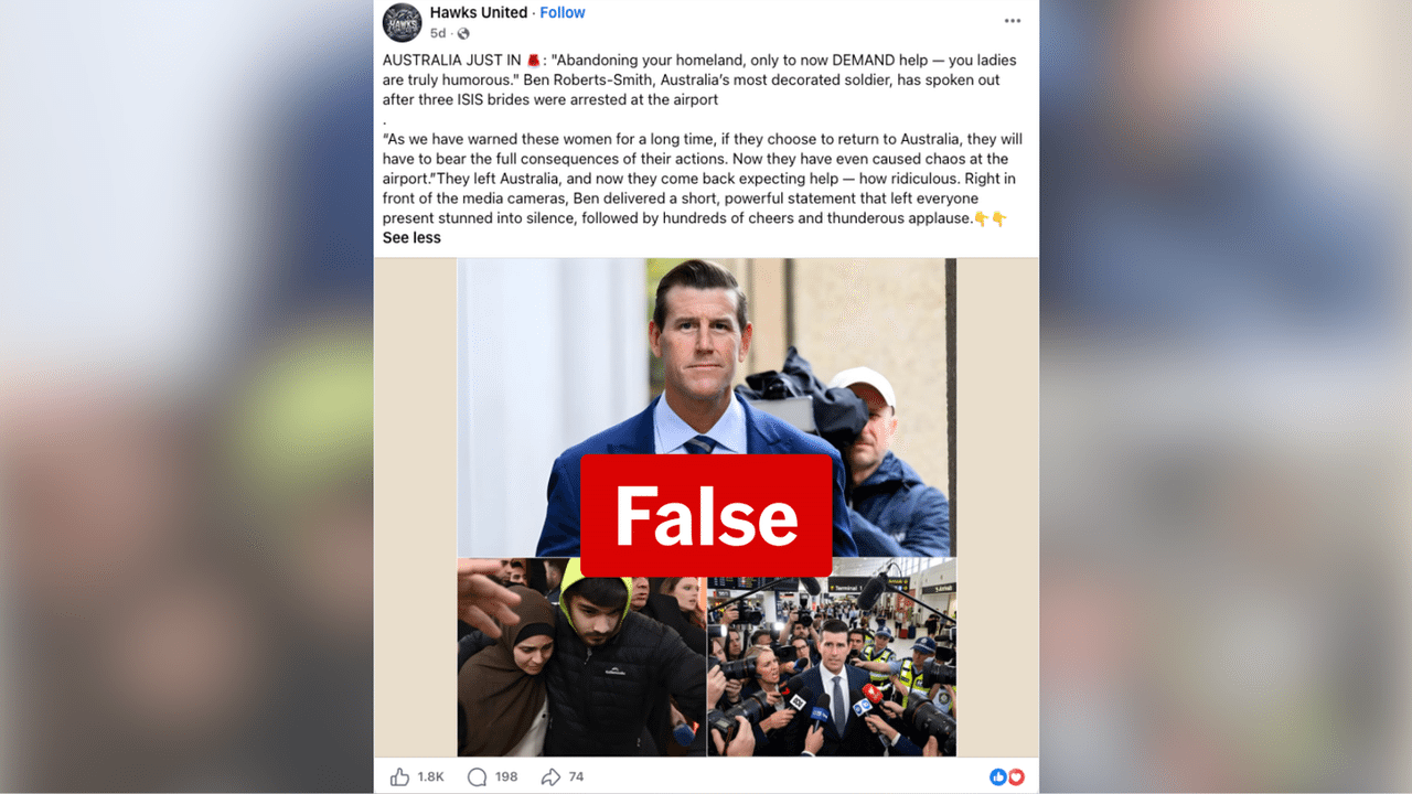 A screenshot of a Facebook page.