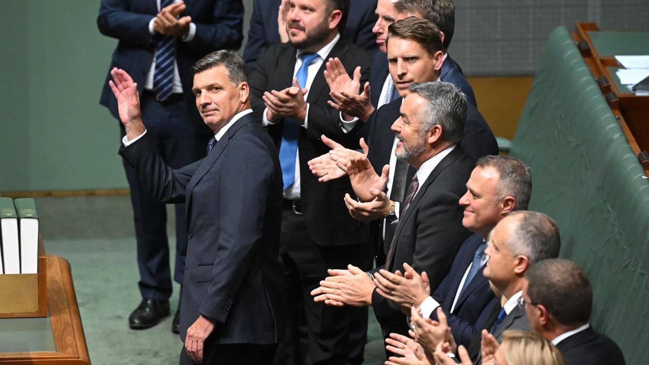 Federal Opposition Leader Angus Taylor