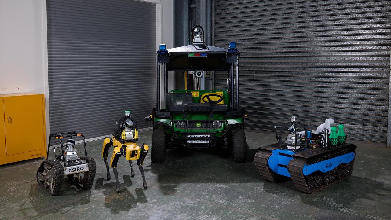 robots based at CSIRO’s Queensland Centre for Advanced Technologies