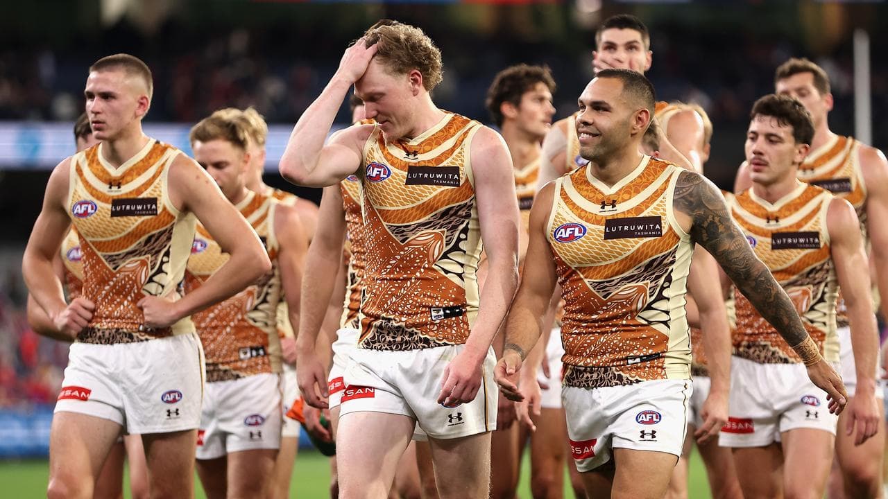 Hawthorn players reflect on their 39-point loss