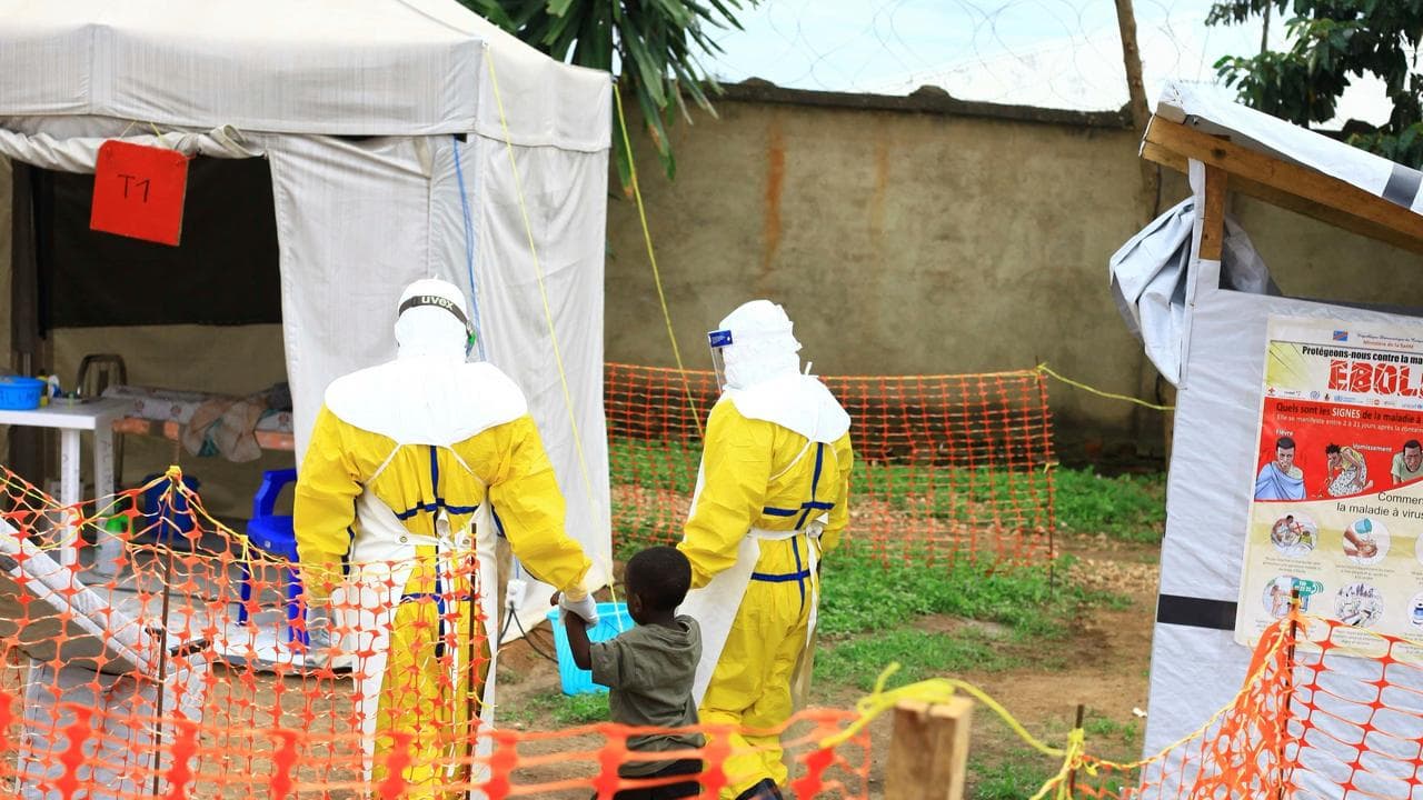Ebola virus at an Ebola treatment centre