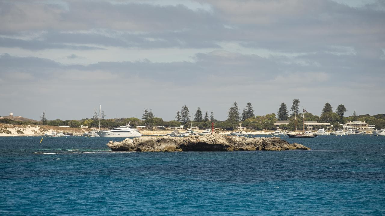 Phillip Rock seen from Rottnest Island,