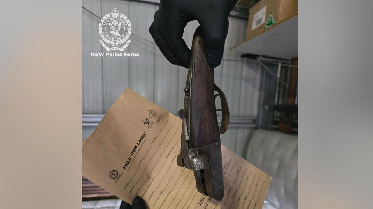 seized items in DV blitz