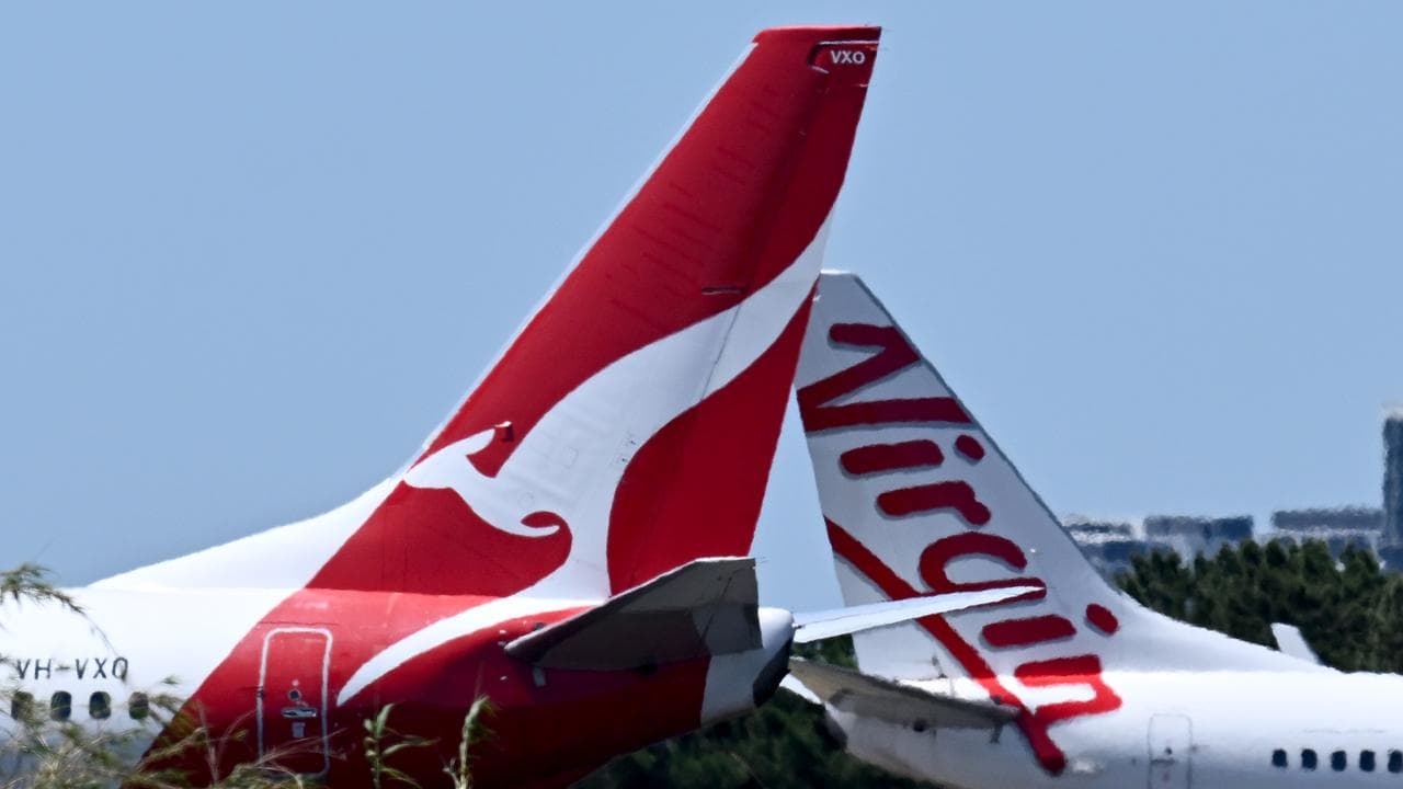 Qantas and Virgin planes