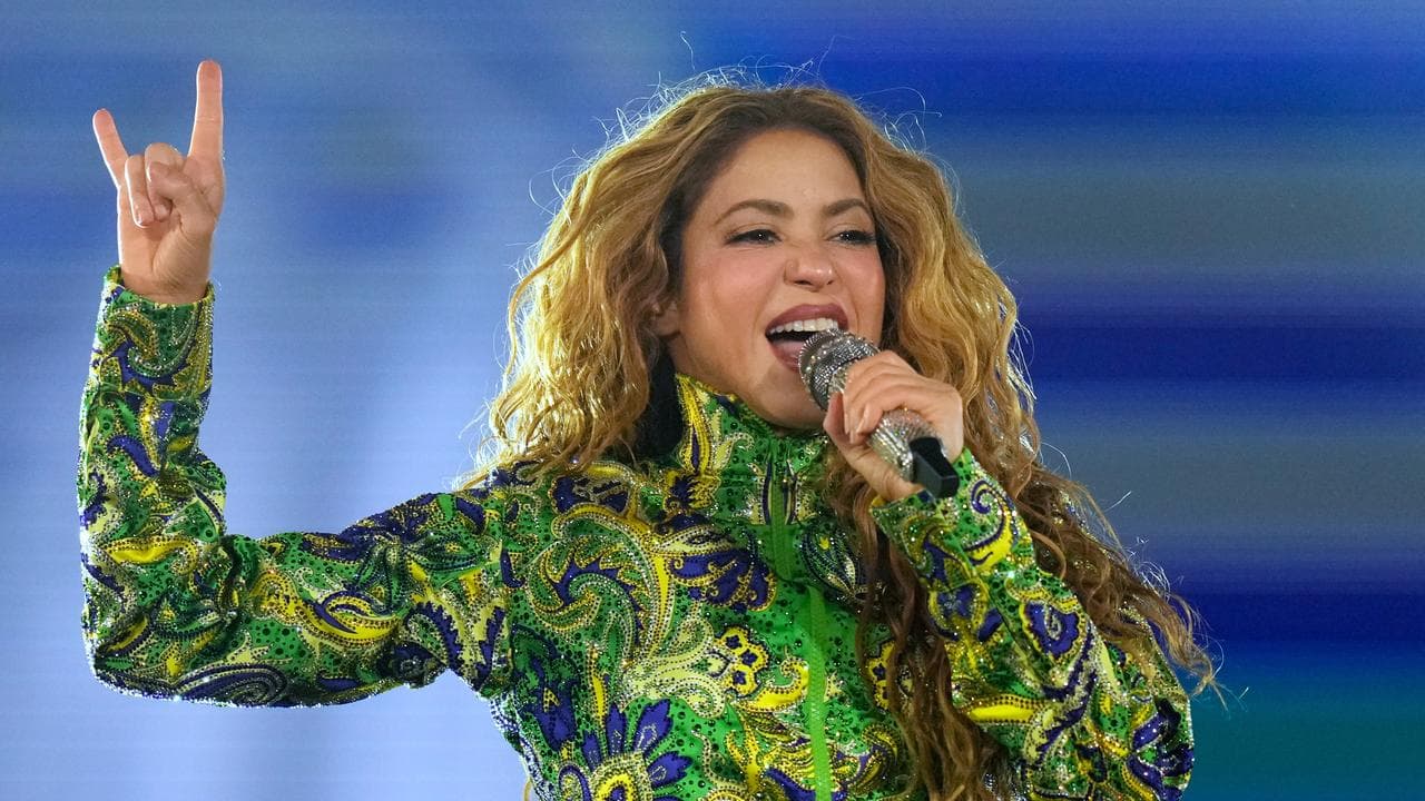 Colombian pop star Shakira (file image)