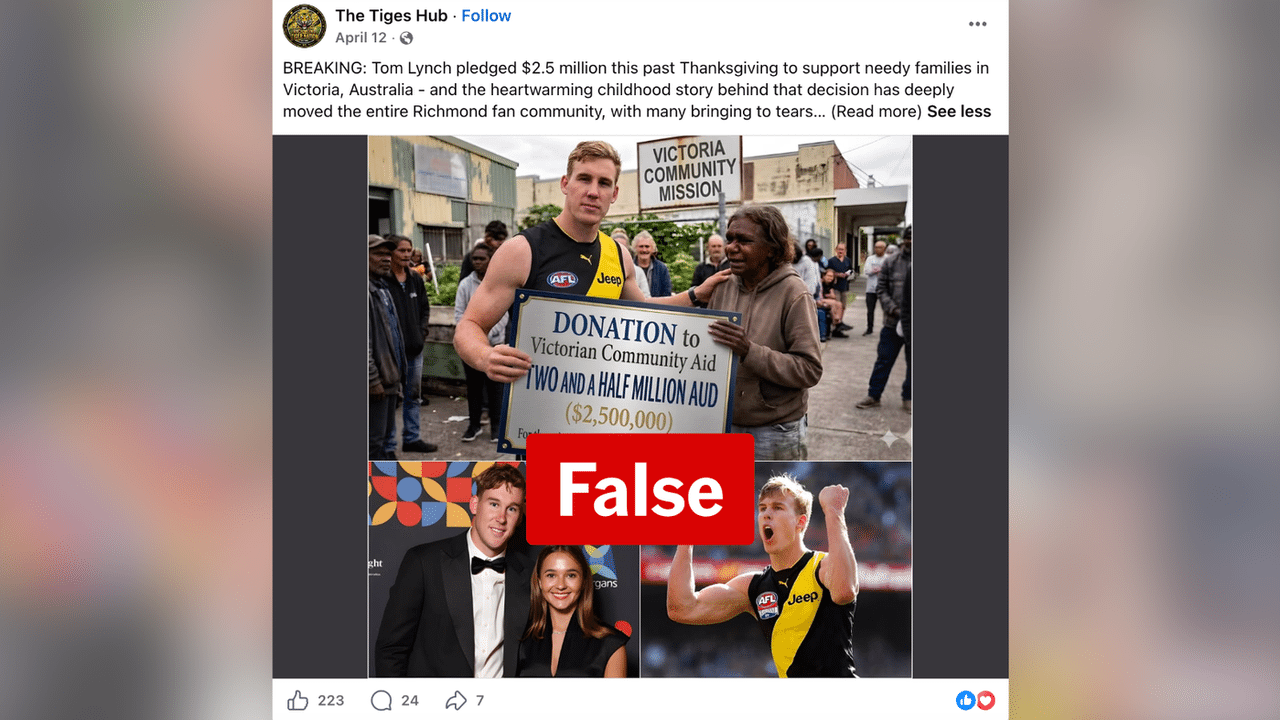 A screenshot of a Facebook page.
