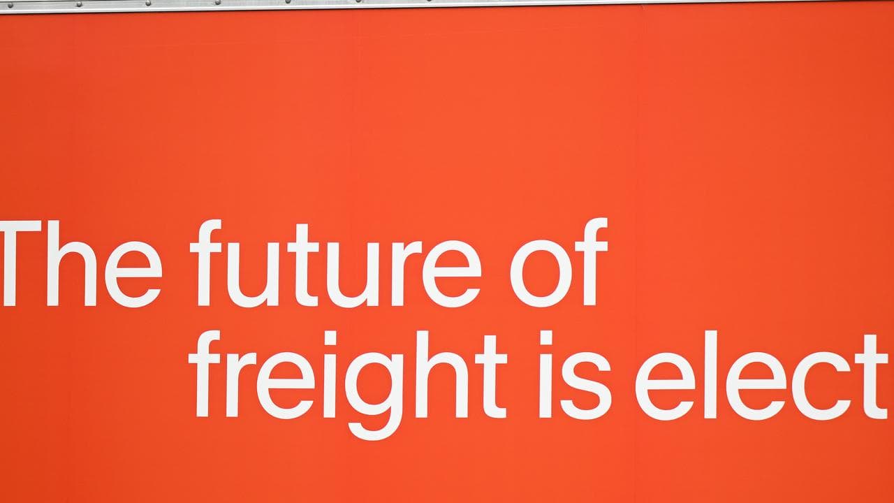 The slogan ‘The future of freight is electric’