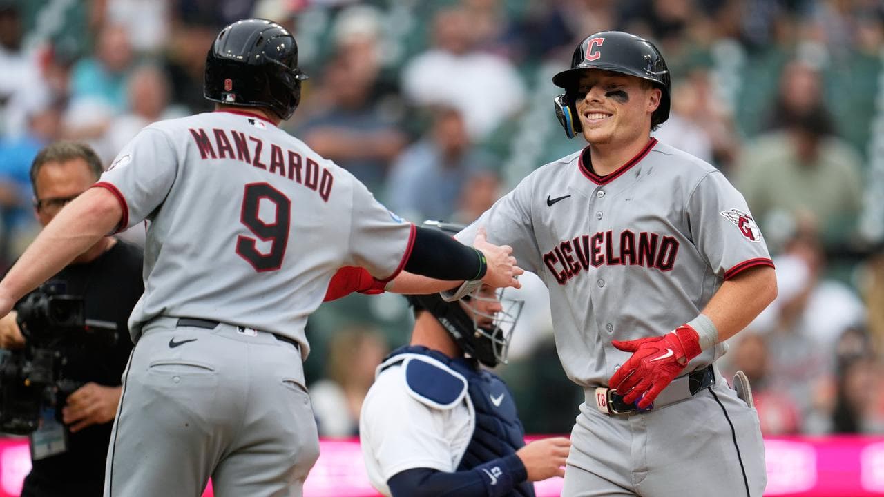 Kyle Manzardo and Travis Bazzana.