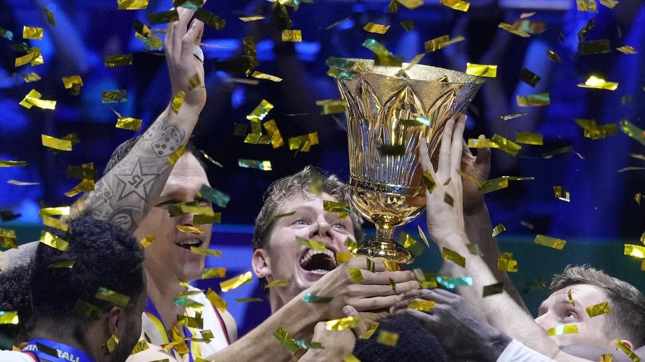 Germany wins the 2023 World Cup final against Serbia.