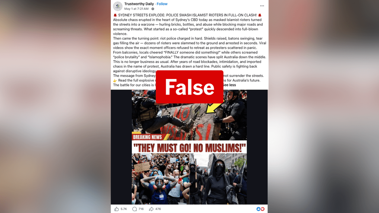A screenshot of a Facebook post.