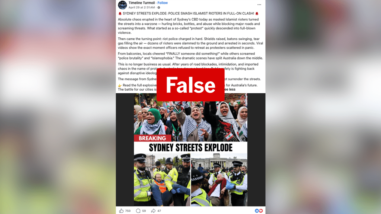 A screenshot of a Facebook post.