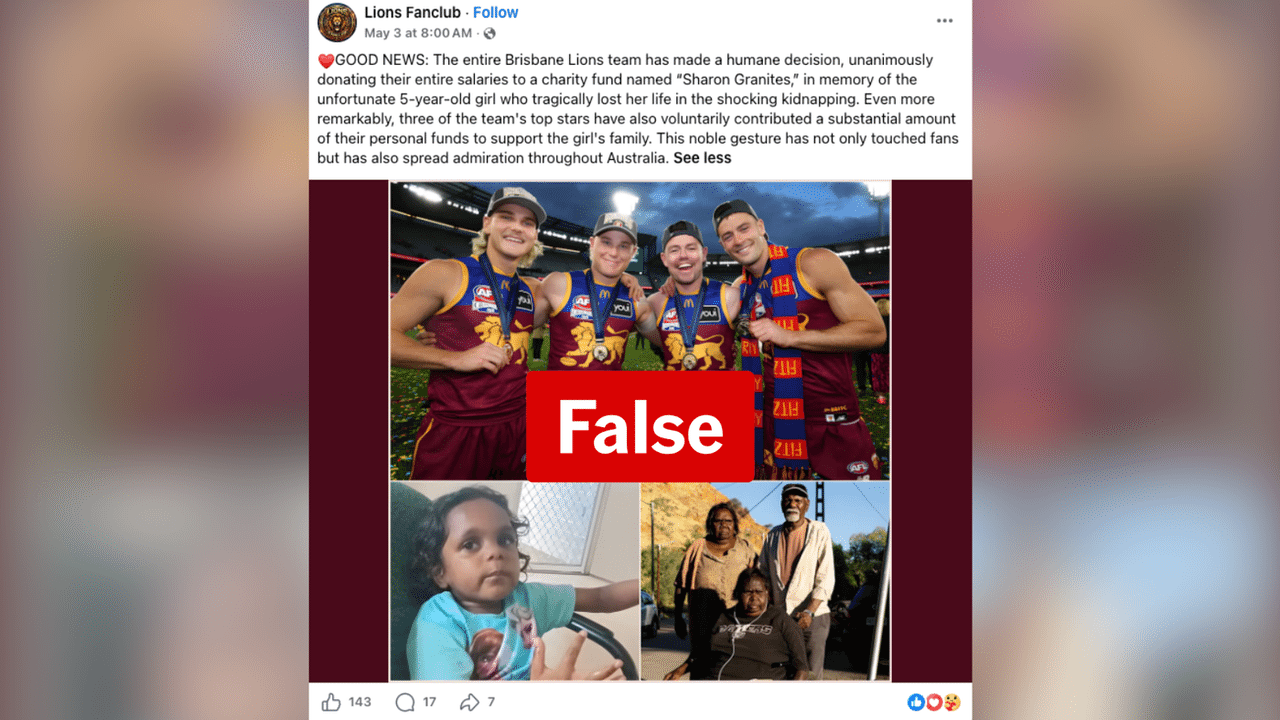 A screenshot of a Facebook page.