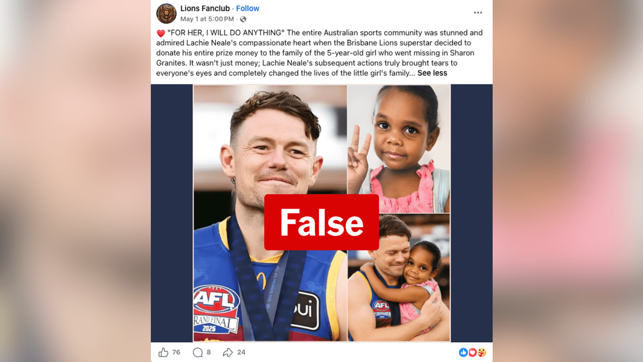 A screenshot of a Facebook page.