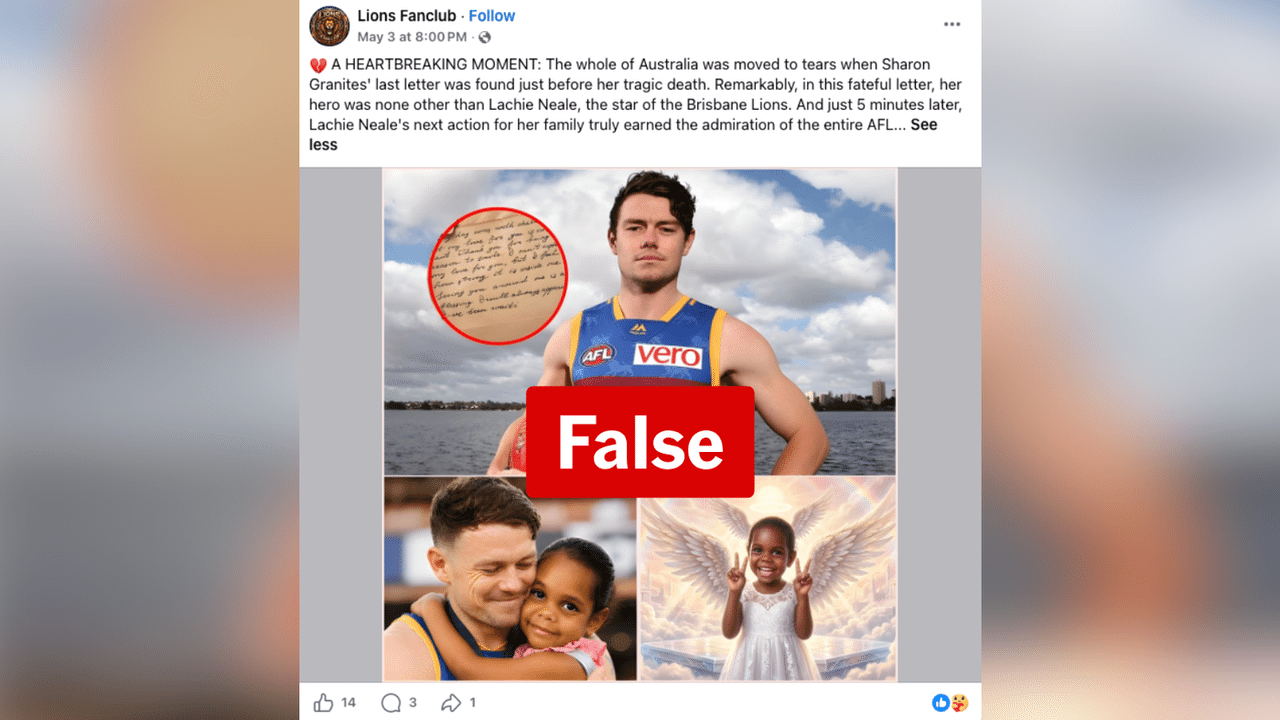 A screenshot of a Facebook page.