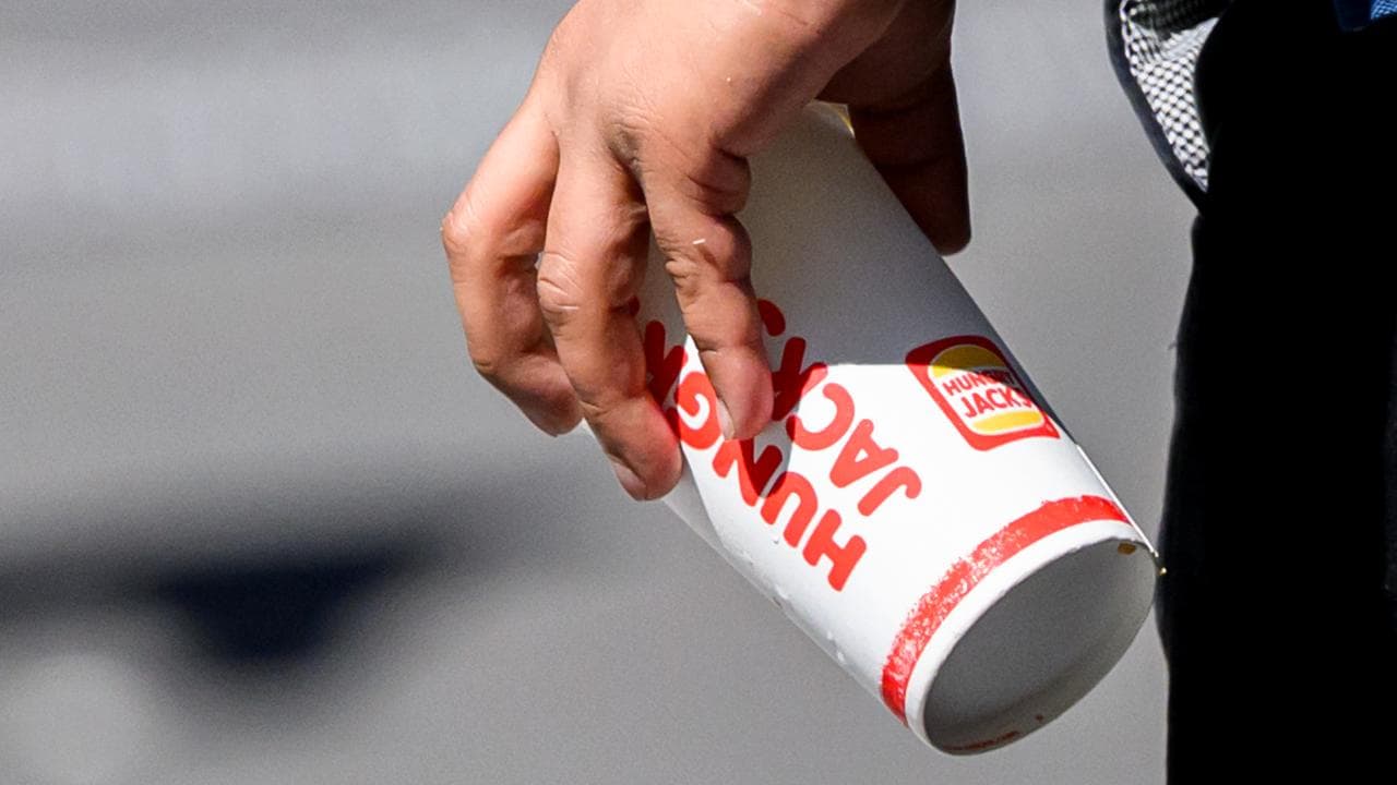A Hungry Jacks drink (file)