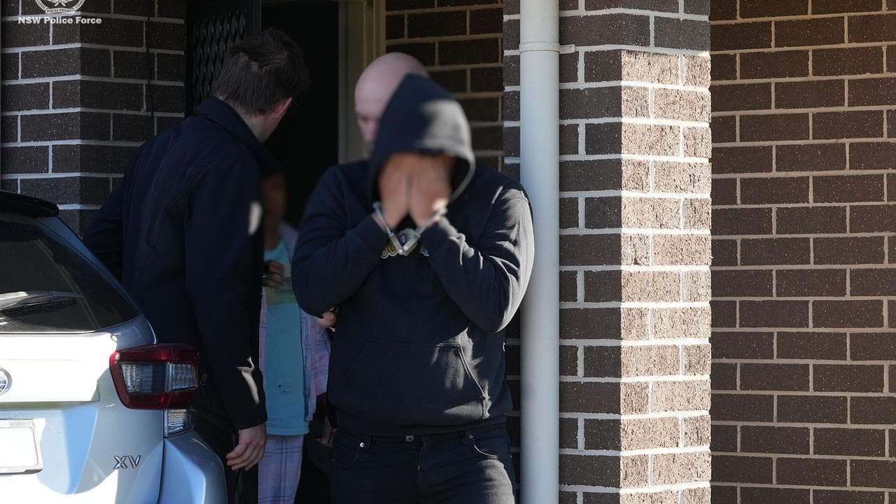 Nathaniel Ballesta being arrested a
