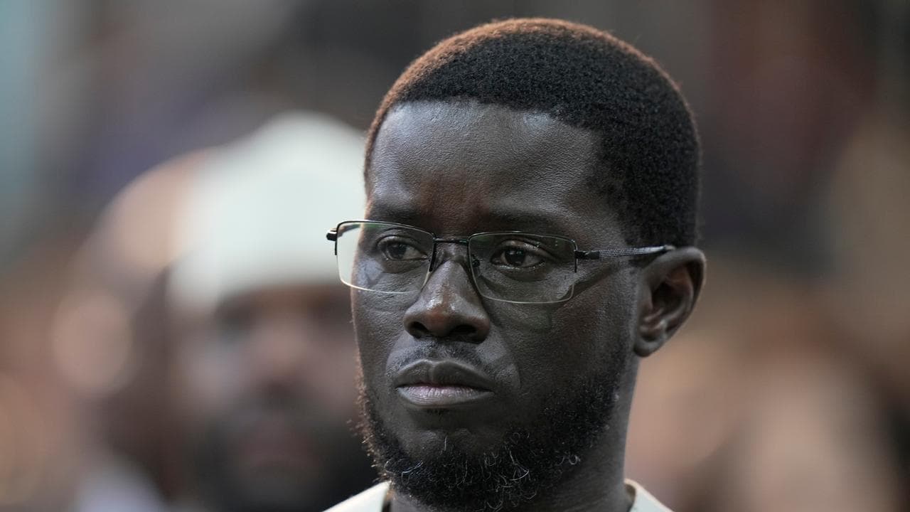 A file photo of Bassirou Diomaye Faye
